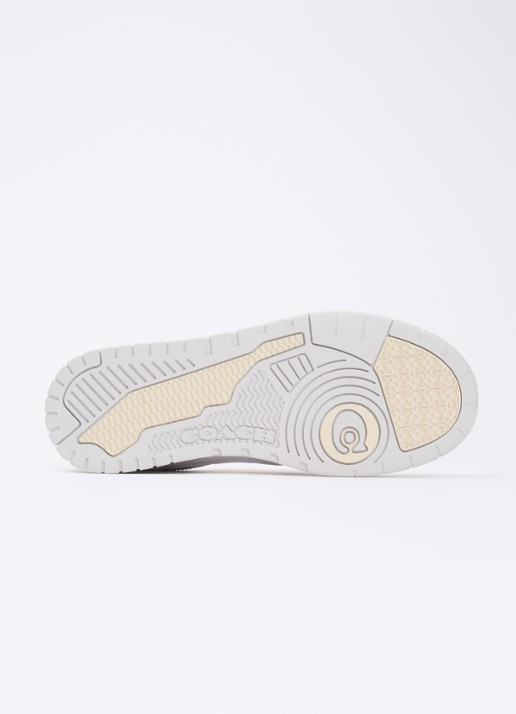 Coach Soho sneaker van leer met logo - detail 4 wit