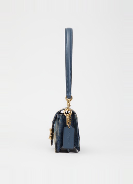 Coach Tabby 20 schoudertas van denim - detail 6 indigo