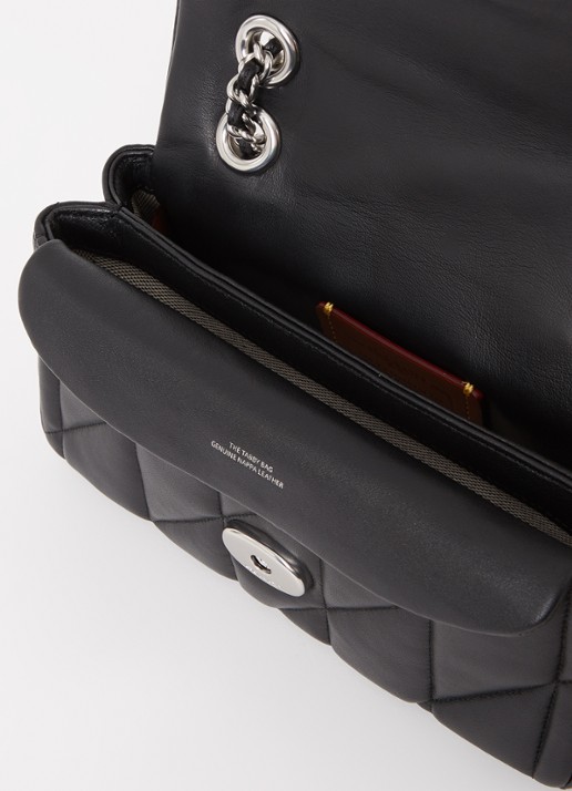 Coach Tabby 20 schoudertas van quilted schapenleer - detail 5 zwart