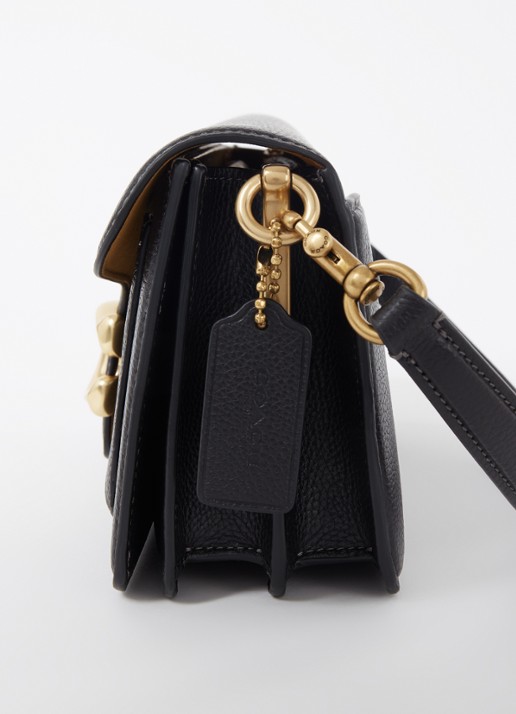 Coach Tabby 26 schoudertas van leer - detail 3 zwart