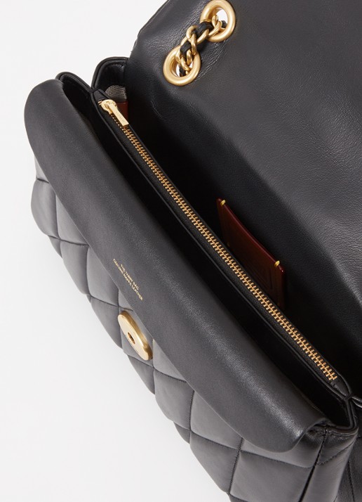 Coach Tabby 26 schoudertas van quilted leer - detail 5 zwart
