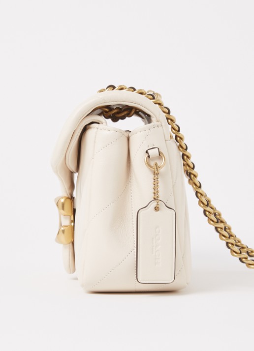 Coach Tabby 26 schoudertas van quilted leer - detail 2 creme