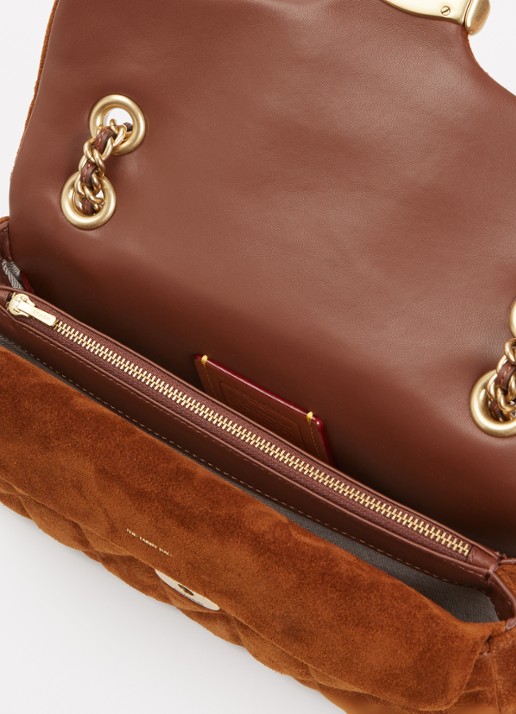 Coach Tabby 26 schoudertas van suède - detail 5 bruin