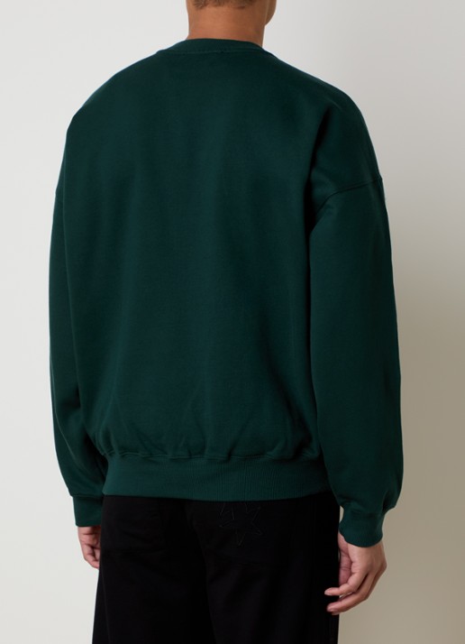 Cole Buxton International sweatshirt met logoborduring - achterkant groen