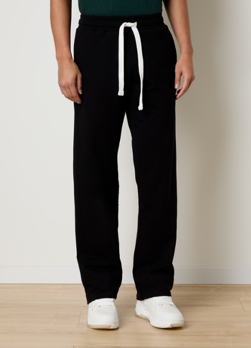 Cole Buxton Loose fit joggingbroek met trekkoord - detail zwart