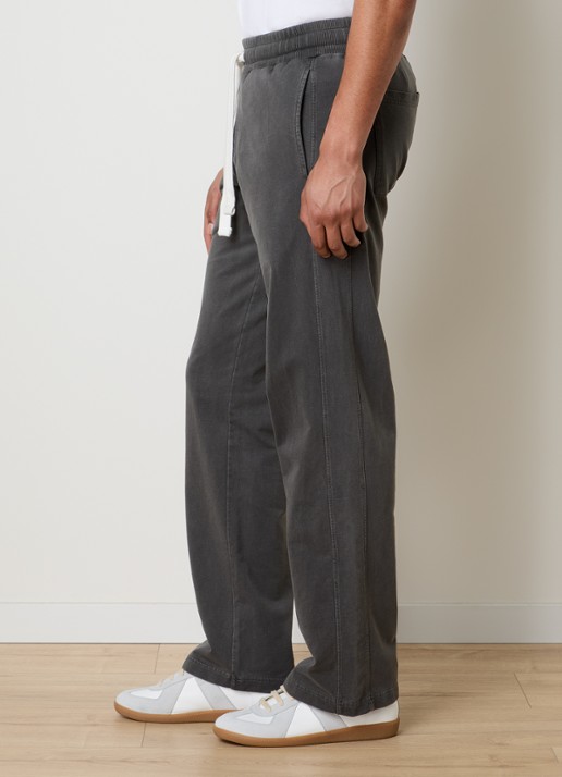Cole Buxton Loose fit joggingbroek met trekkoord - detail 2 antraciet