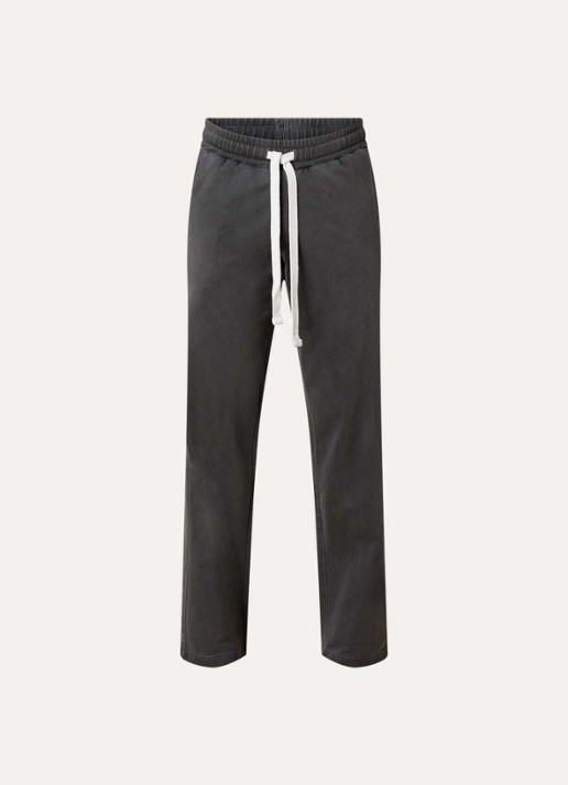 Cole Buxton Loose fit joggingbroek met trekkoord - voorkant 4 antraciet