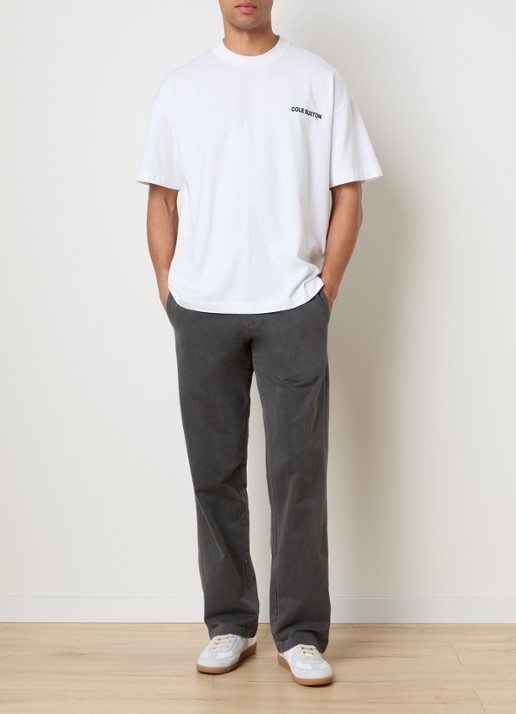 Cole Buxton Loose fit joggingbroek met trekkoord - voorkant 5 antraciet