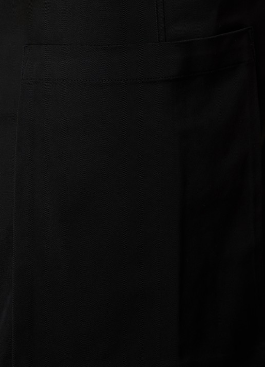 Cole Buxton Straight fit korte cargobroek met opgestikte zakken - detail 5 zwart