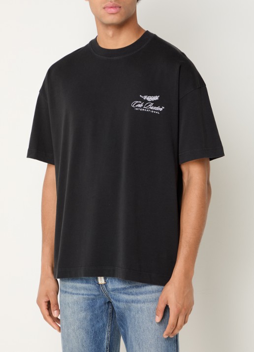 Cole Buxton T-shirt met logoborduring