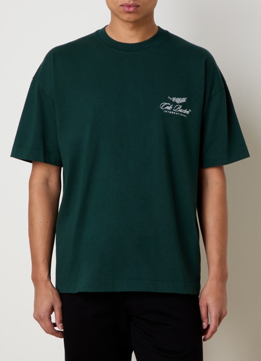 Cole Buxton T-shirt met logoborduring
