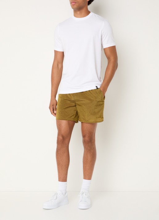 Cole Buxton Zwemshort met ritszakken - voorkant 4 mosterd