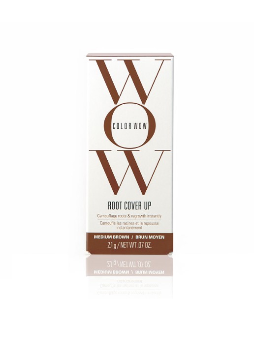 Color Wow Root Cover Up - uitgroei poeder - voorkant medium brown