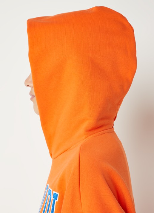 Colourful Rebel CLRFL RBL oversized hoodie in biologische katoenblend - detail 5 orange