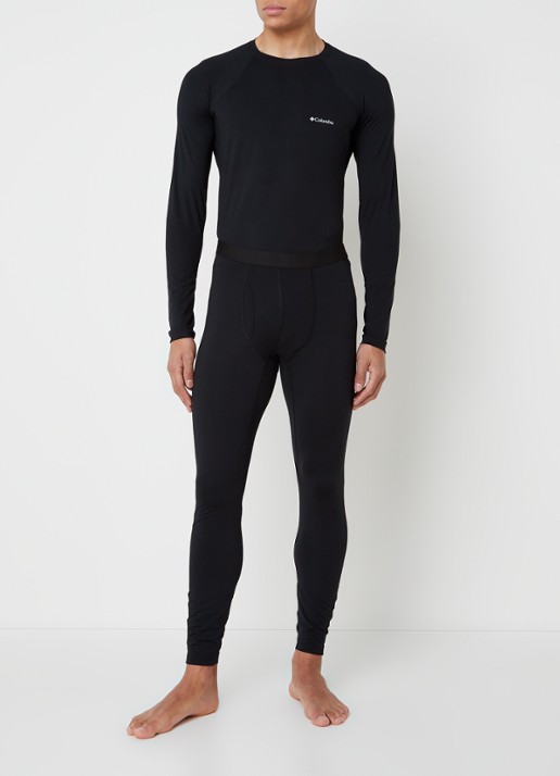 Columbia Lange onderbroek met stretch - voorkant 3 zwart