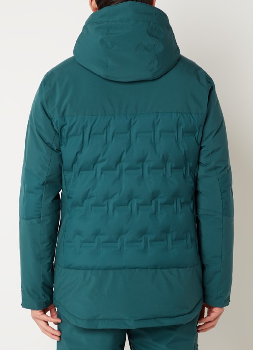 Columbia Wild Card III ski-jas met donsvulling en afneembare capuchon  - achterkant zeegroen