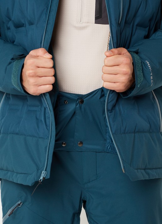 Columbia Wild Card III ski-jas met donsvulling en afneembare capuchon  - detail 6 zeegroen