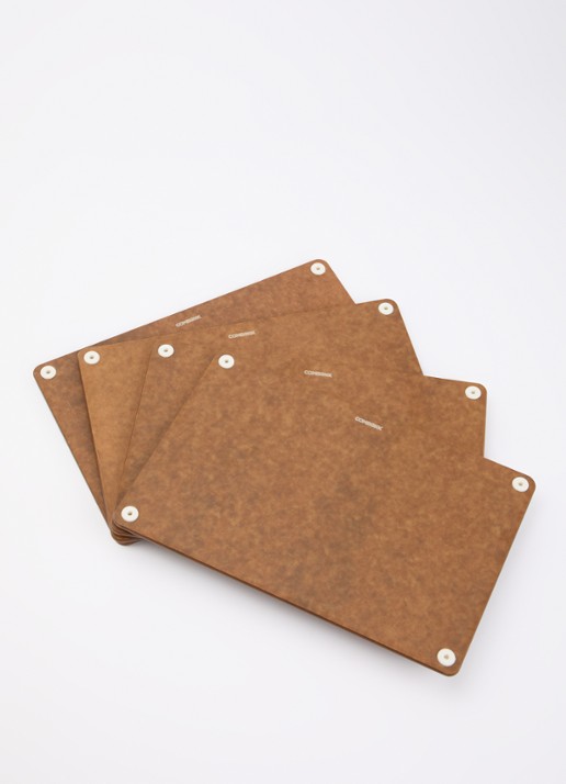 Combekk Snijplank 22 x 32 cm set van 4 - voorkant 5 zand