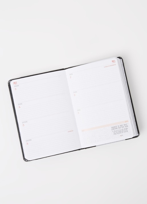 Comello Agenda 2022 - detail 3 zwart