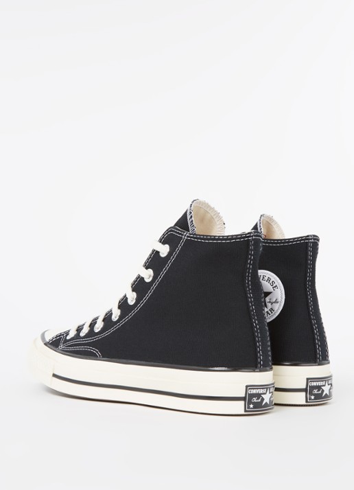 Converse Chuck 70 Hi sneaker van canvas - detail 2 zwart