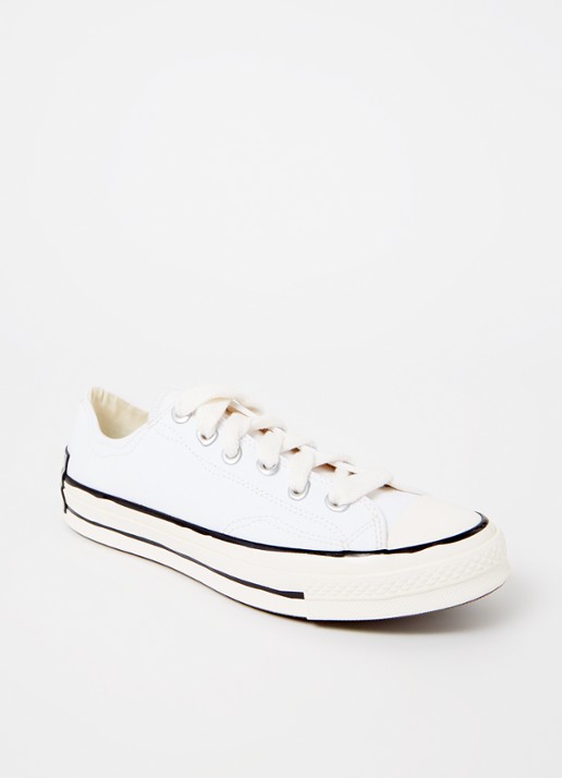 Converse Chuck 70 OX sneaker van canvas  - voorkant 2 wit