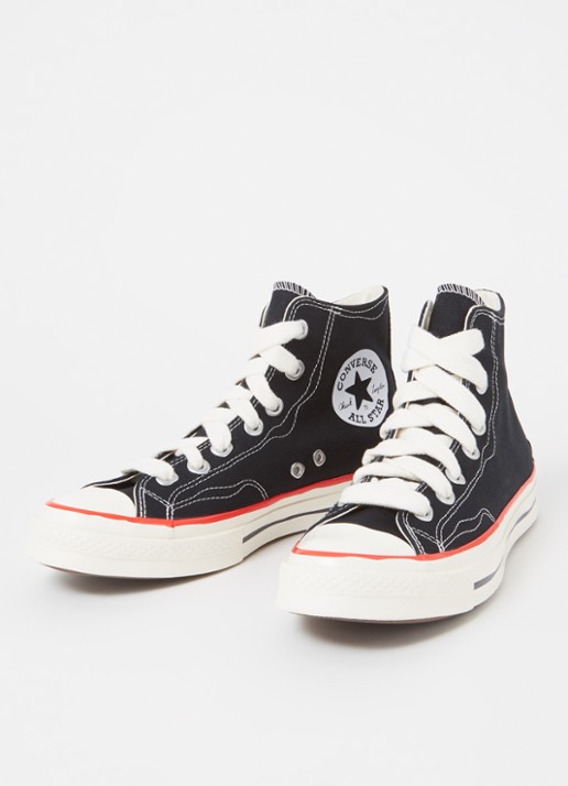 Converse Chuck 70 OX sneaker van canvas  - detail zwart