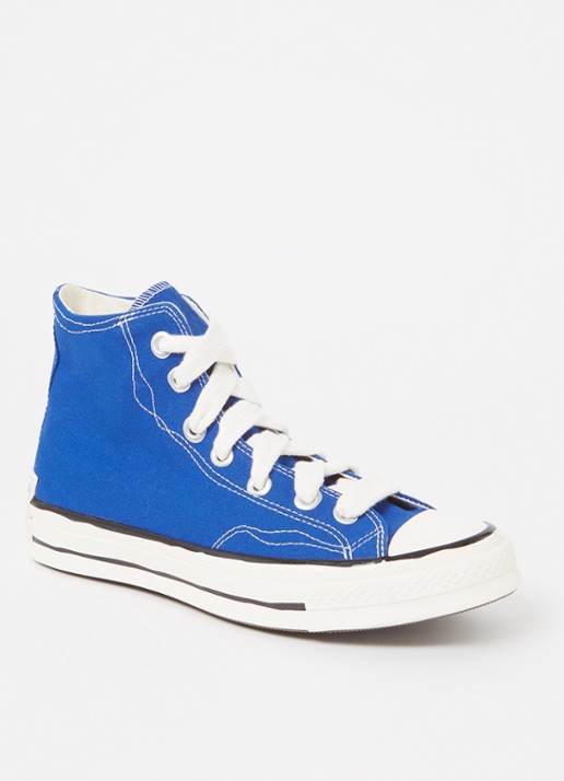 Converse Chuck 70 OX sneaker van canvas  - voorkant donkerblauw