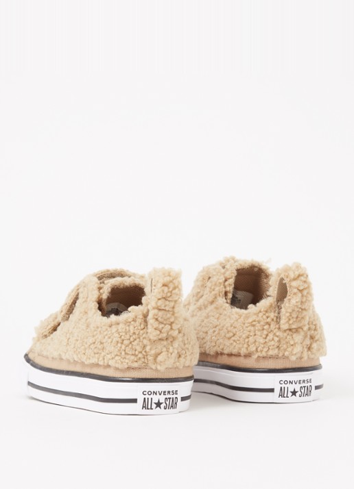 Converse Chuck Taylor All star sneaker van teddy - detail beige