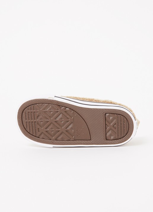 Converse Chuck Taylor All star sneaker van teddy - detail 2 beige