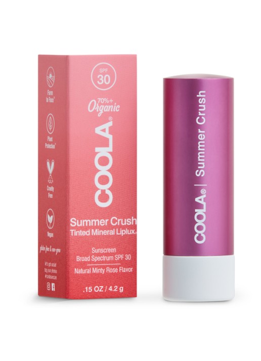 Coola Mineral Liplux SPF 30 - SPF-lippenbalsem - voorkant 3 summer crush