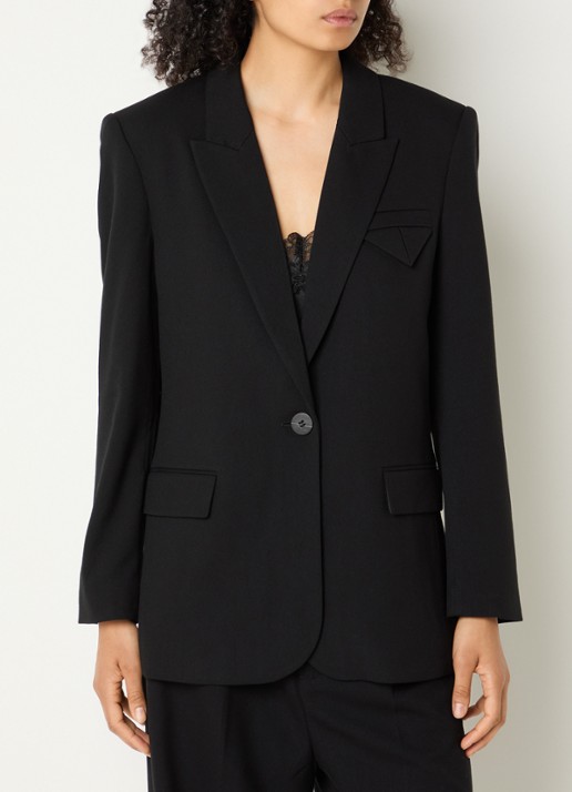 Copenhagen Muse Blazer met klepzakken en schoudervulling