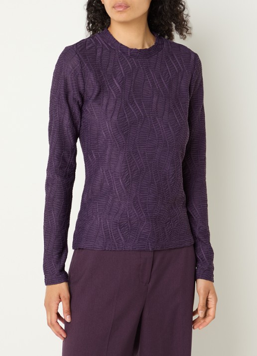 Copenhagen Muse CMJeri semi-transparante top met structuur