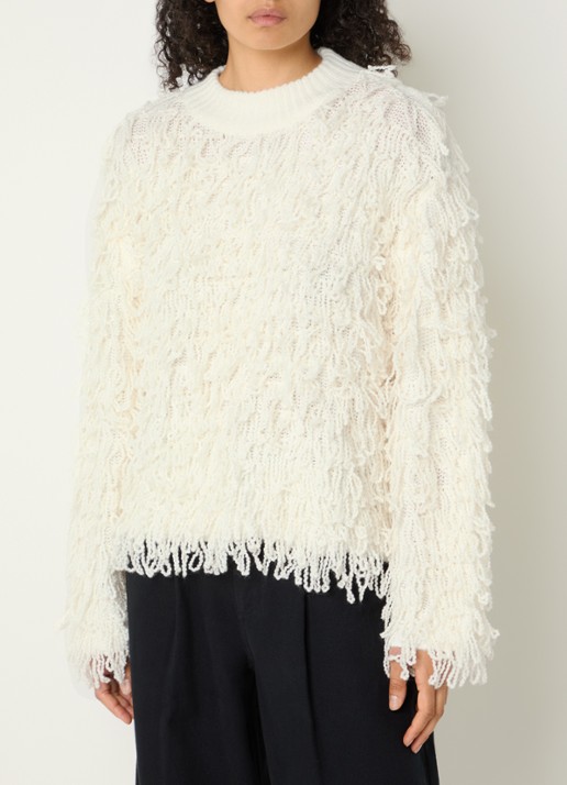 Copenhagen Muse CMPinar grofgebreide pullover in wolblend