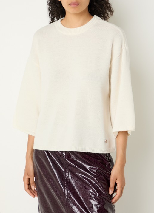 Copenhagen Muse CMSienna fijngebreide pullover van wol met ronde hals