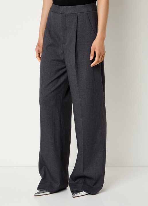 Copenhagen Muse Tailor high waist straight fit pantalon met stretch