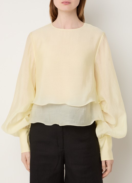 Copenhagen Muse Tilly semi-transparante tuniek  met volant