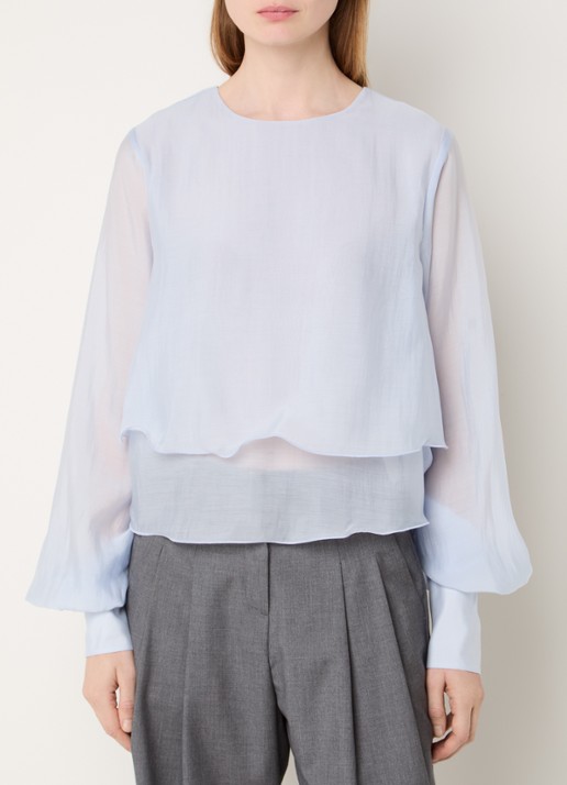 Copenhagen Muse Tilly semi-transparante tuniek  met volant