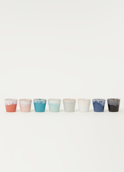 Costa Nova Grespresso espressokopje 9 cl set van 8 - voorkant 3 multicolor