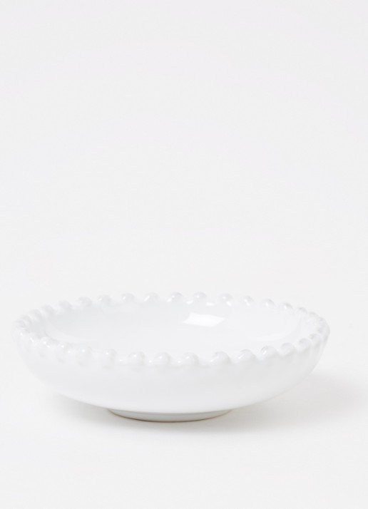 Costa Nova Pearl dipschaal 10 cm  - voorkant 2 wit
