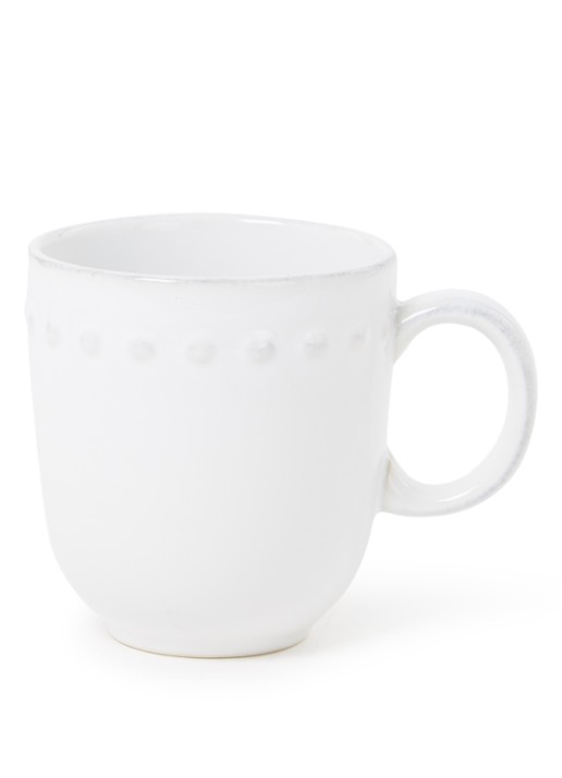 Costa Nova Pearl mok 37 cl  - voorkant wit