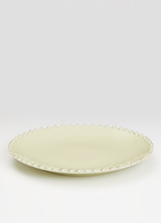 Costa Nova Pearl ontbijtbord 22 cm - voorkant 2 lindegroen