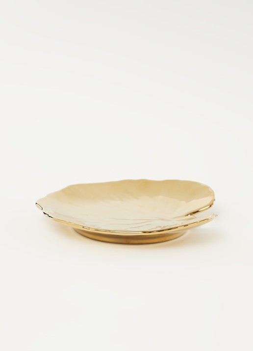 Costa Nova Rivièra Alche ontbijtbord 18 cm - voorkant 3 goud