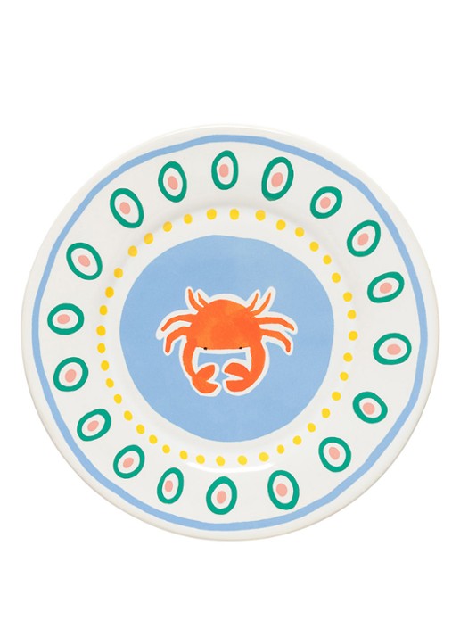 Costa Nova Summerbliss Krab ontbijtbord 22 cm
