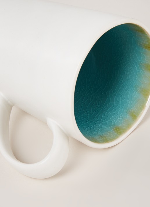 Cosy & Trendy Laguna mok 39 cl - detail blauw
