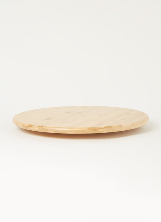 Cosy & Trendy Malawi Lazy Susan draaibaar plateau 50 cm - voorkant 2 lichtbruin