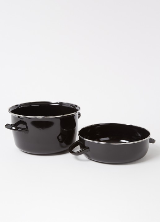 Cosy & Trendy Mosselpan Ø24 cm - voorkant 2 zwart