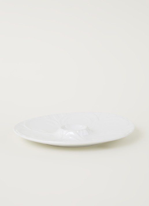 Cosy & Trendy Oesterschaal 28 cm - voorkant 3 wit