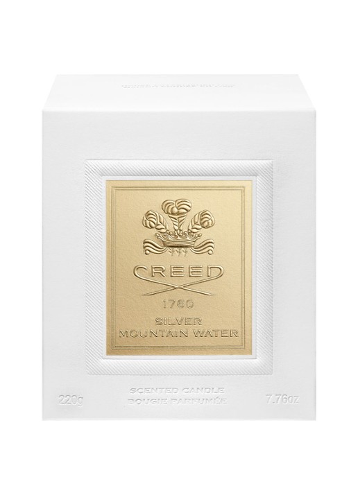 Creed Silver Mountain Water Porcelain Candle - geurkaars 220 gram - voorkant 2 undefined