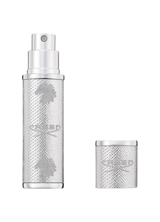 Creed Travel Atomiser - vulbare parfumverstuiver - voorkant 4 zilver