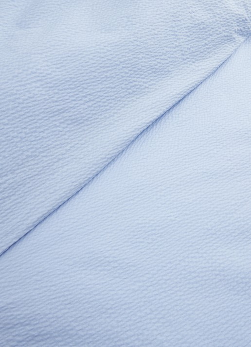 Crisp Sheets Crisp dekbedovertrekset van katoen - inclusief kussensloop - detail lichtblauw